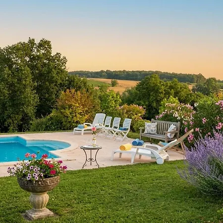 Le Maine Verac Piscine Et Vue Bardenac